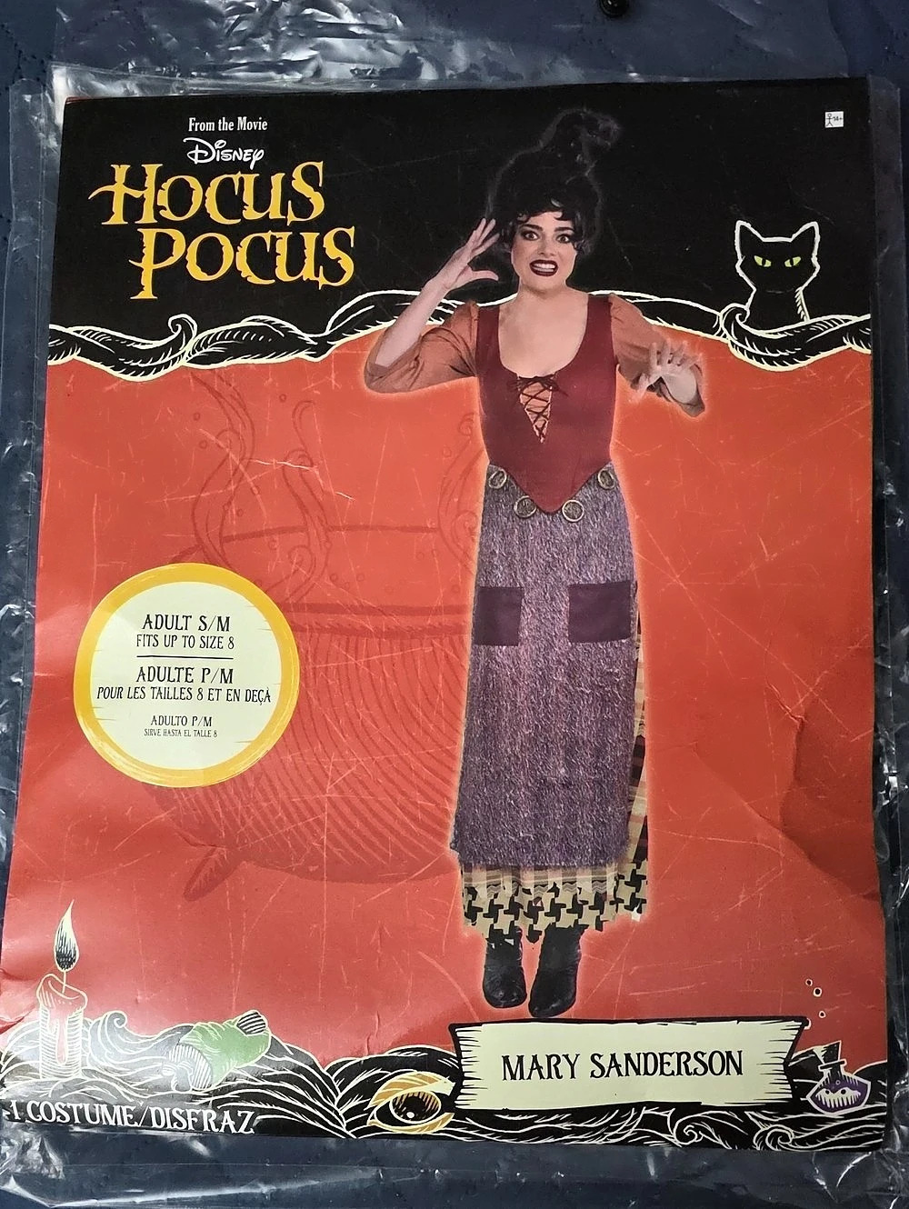 Disney Mary Sanderson Hocus Pocus Costume Size Medium